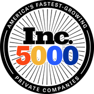 Inc. 5000 America’s Fastest-Growing Private Companies honoree badge